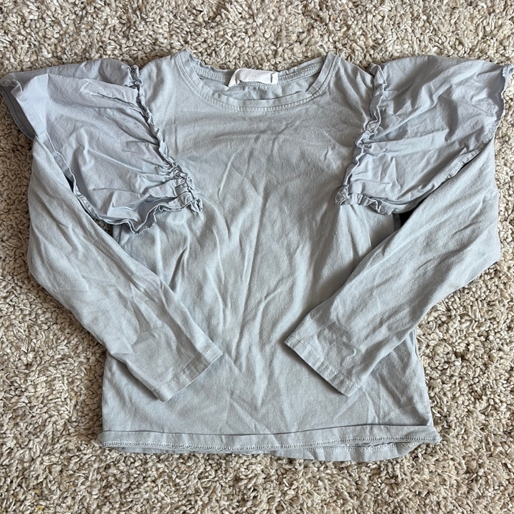 Zara | Puff Sleeve Ruffled Blouse 💙